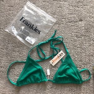 Frankies bikinis Sky top in Emerald